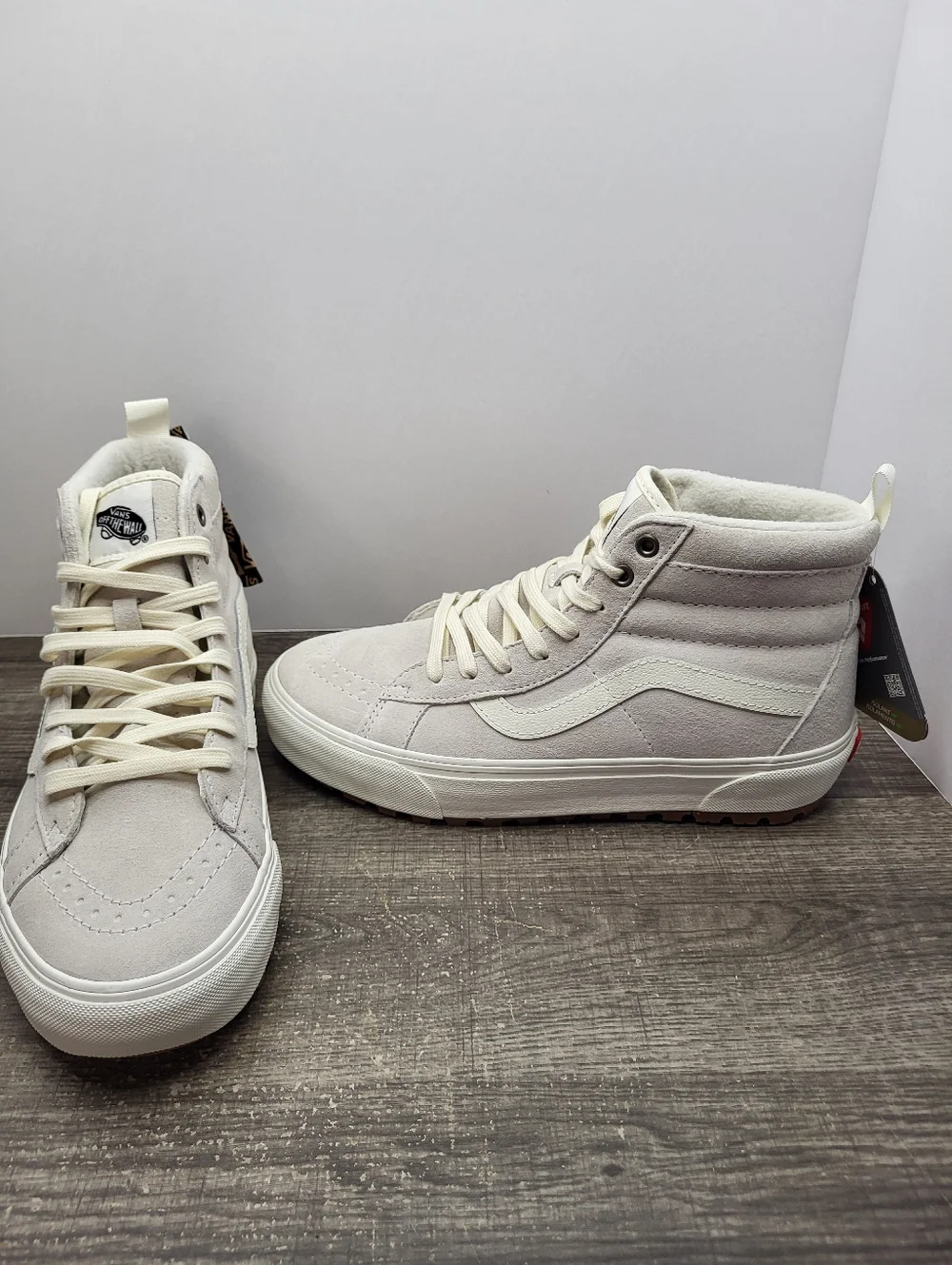 Vans Sk8-Hi MTE-2 Womens Shoes Size 9 Mens 7.5 Grey White  Cold Weather New